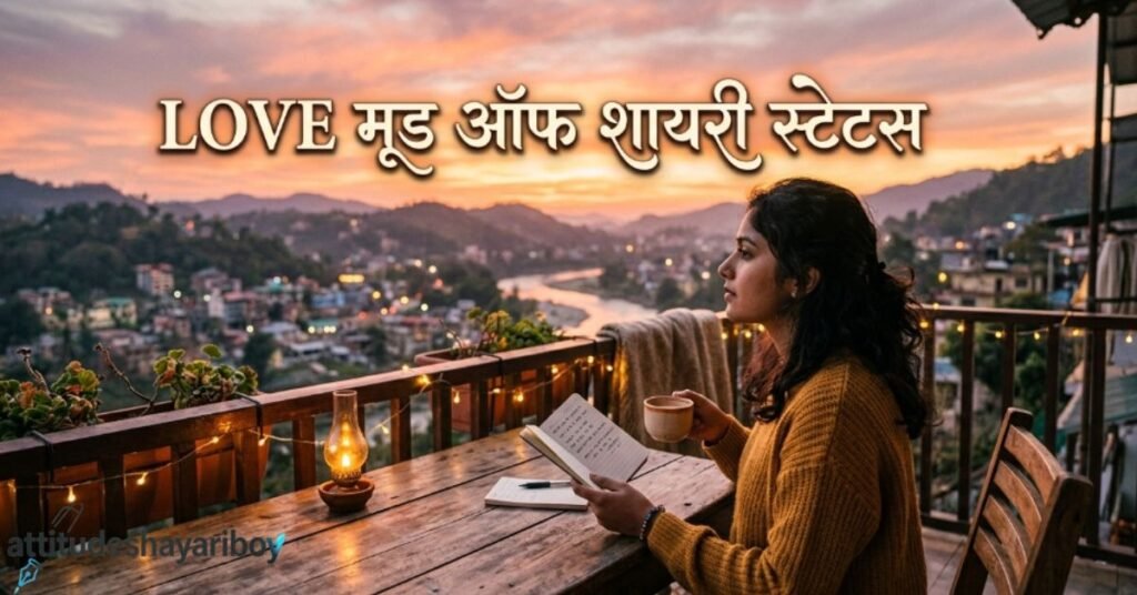 Love मूड ऑफ शायरी स्टेटस