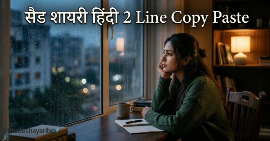 सैड शायरी हिंदी 2 Line Copy Paste