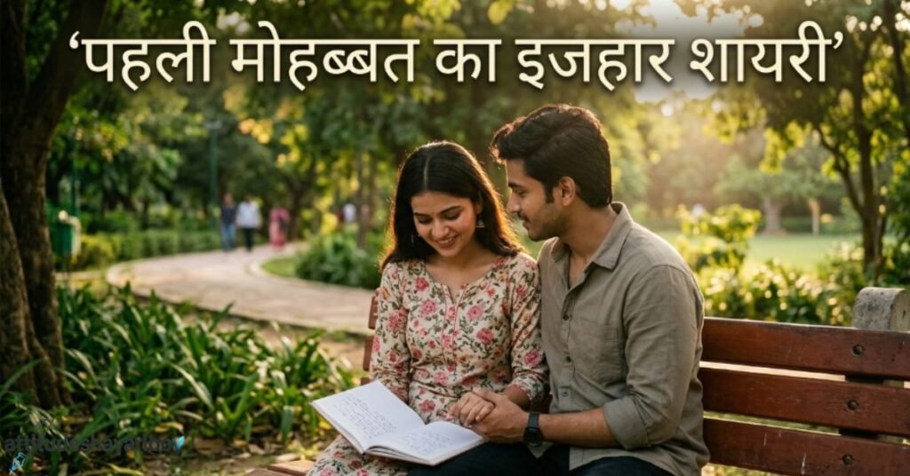 पहली मोहब्बत का इजहार शायरी