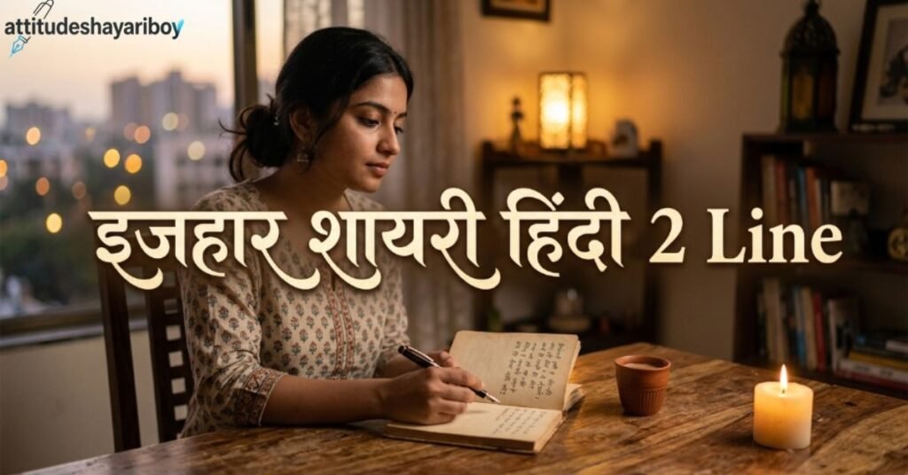 इजहार शायरी हिंदी 2 Line