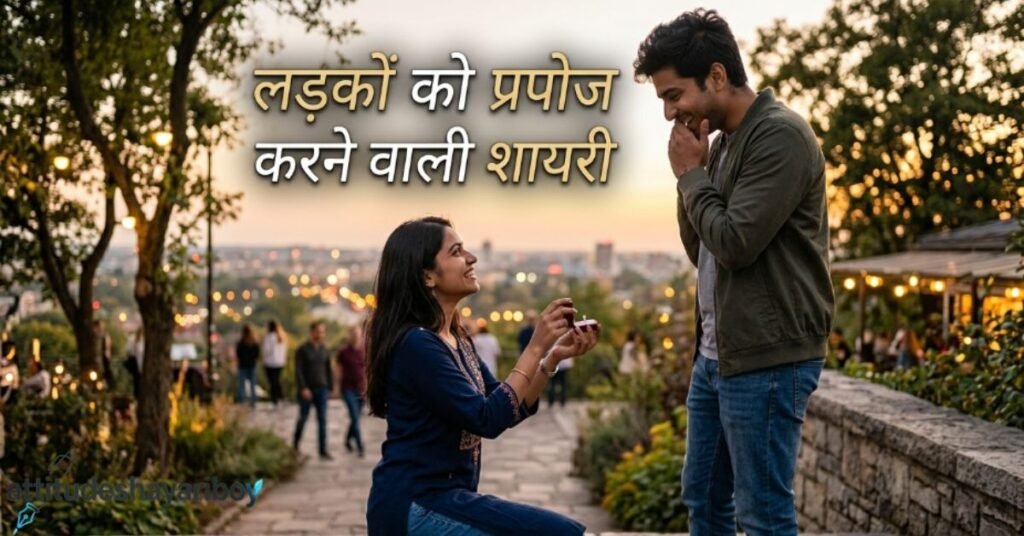 लड़कों को प्रपोज करने वाली शायरी
