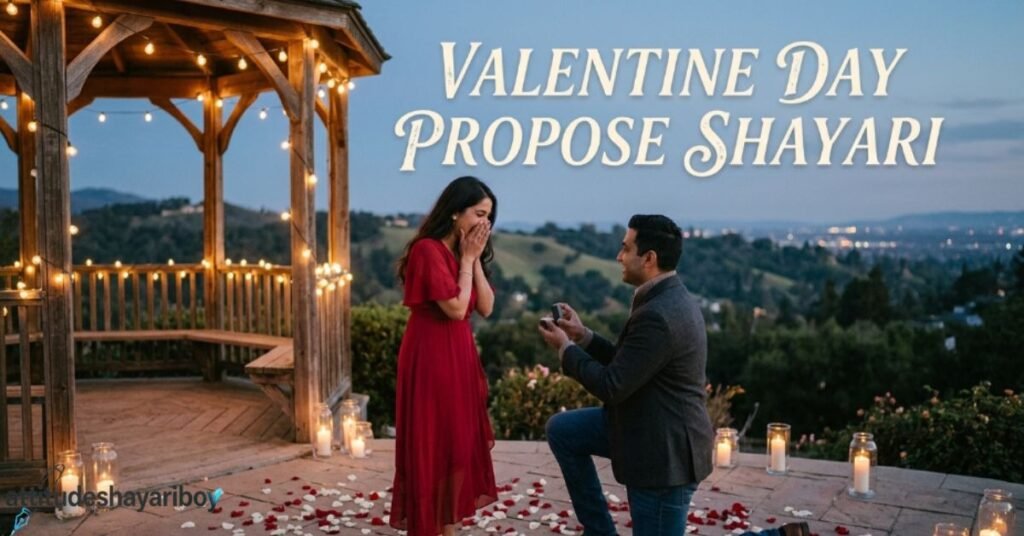 Valentine Day Propose Shayari