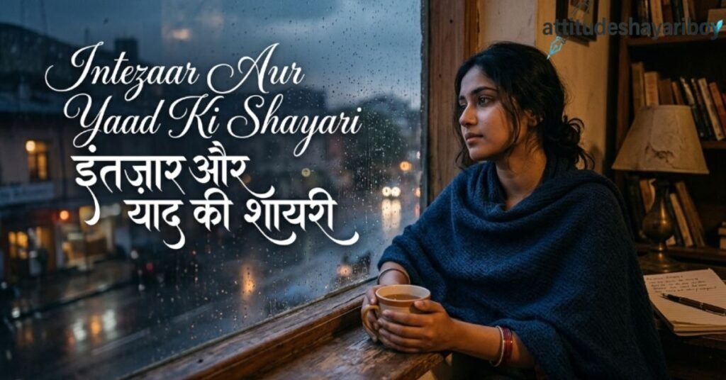 Intezaar Aur Yaad Ki Shayari