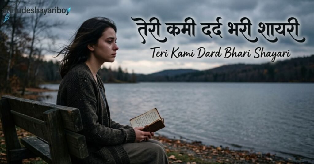 Teri Kami Dard Bhari Shayari