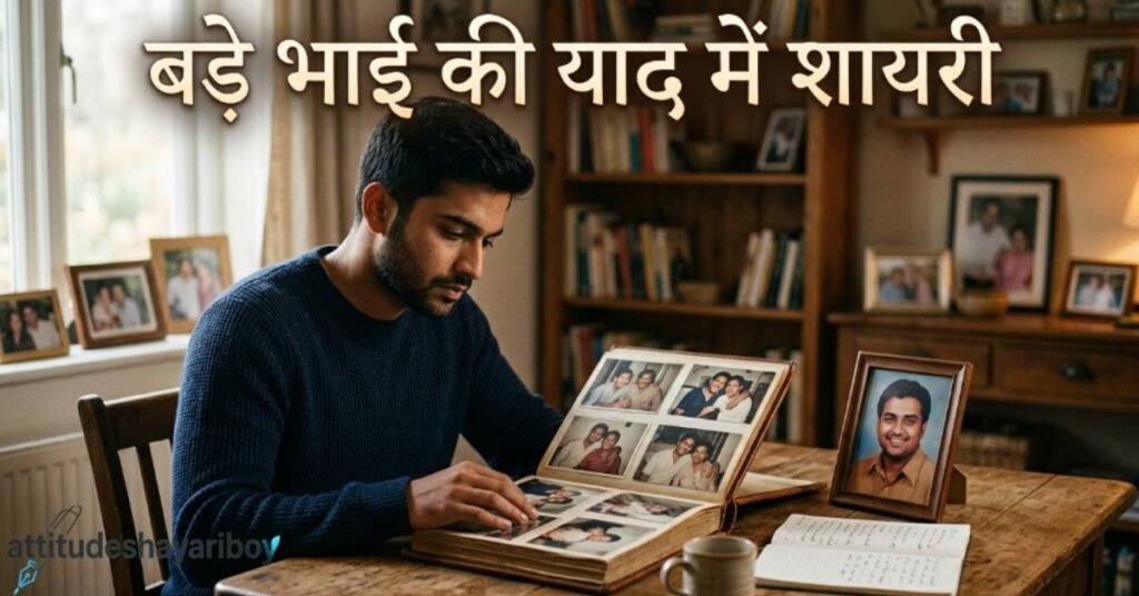 बड़े भाई की याद में शायरी