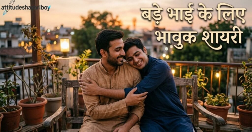 बड़े भाई के लिए भावुक शायरी