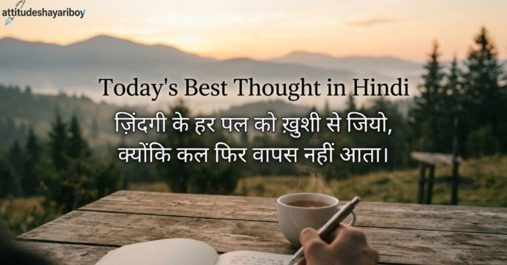 आज का सर्वश्रेष्ठ सुविचार हिन्दी में