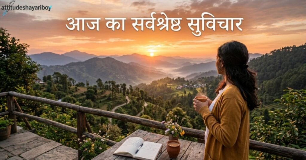 आज का सर्वश्रेष्ठ सुविचार