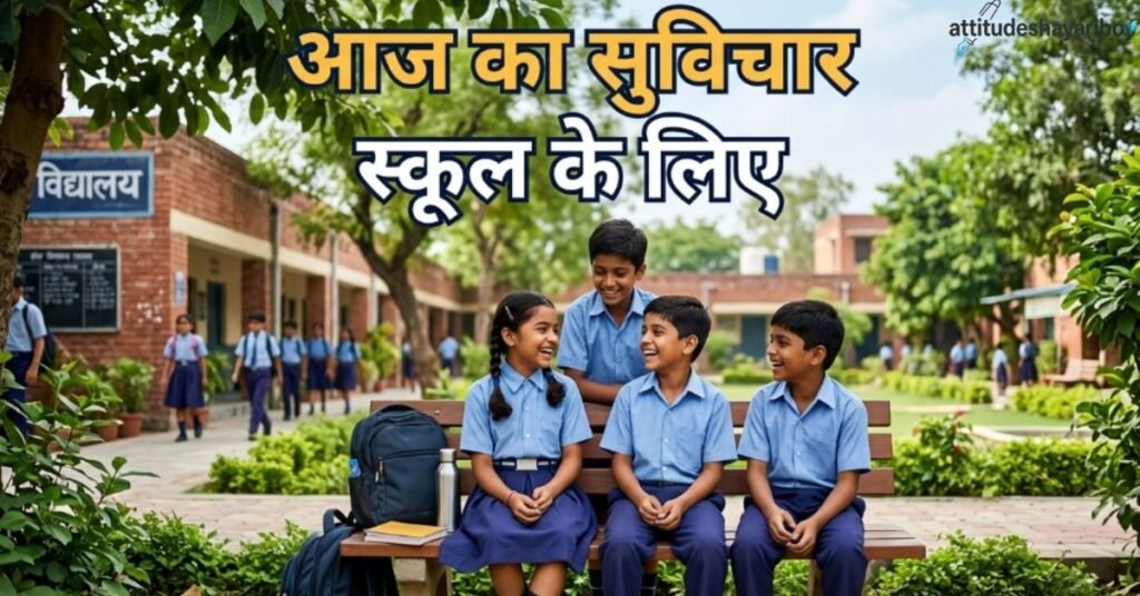 आज का सुविचार स्कूल के लिए