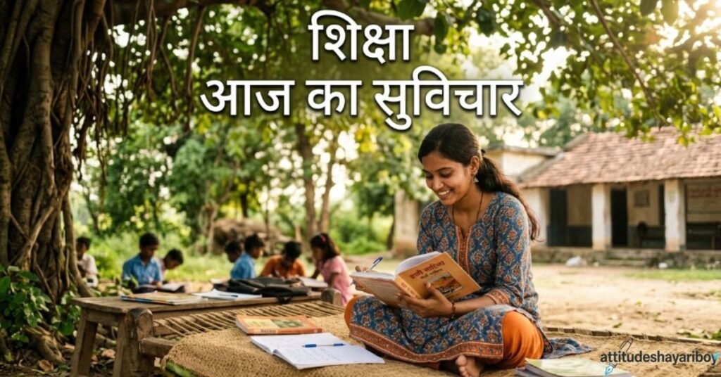 शिक्षा आज का सुविचार