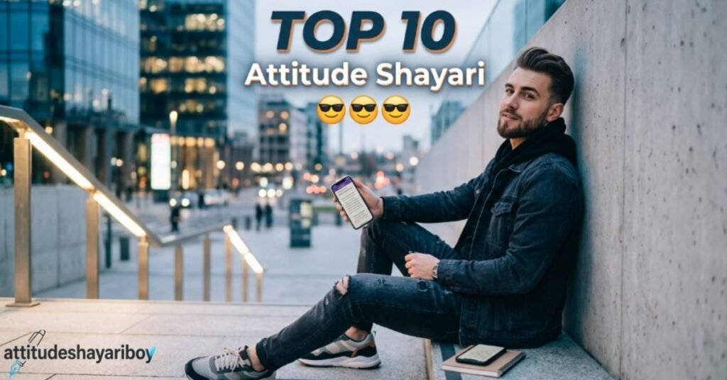 TOP 10 Attitude Shayari 😎😎😎