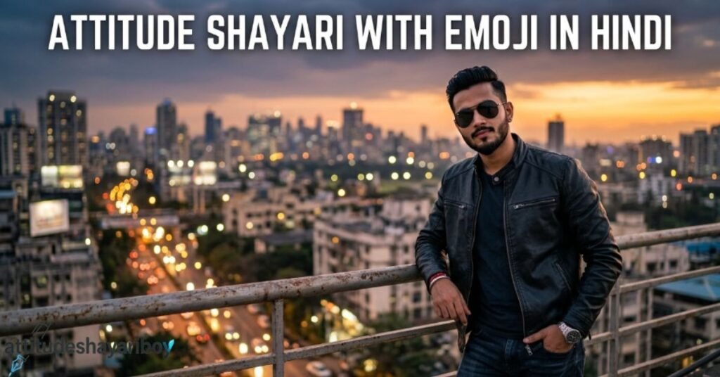 Attitude Shayari With Emoji In Hindi