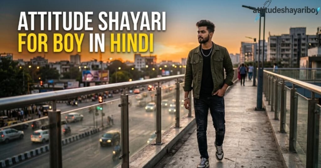 Attitude Shayari For Boy In Hindi