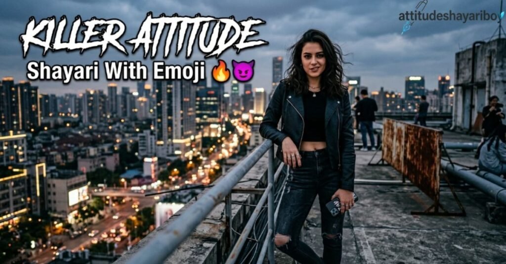 Killer Attitude Shayari With Emoji 🔥😈