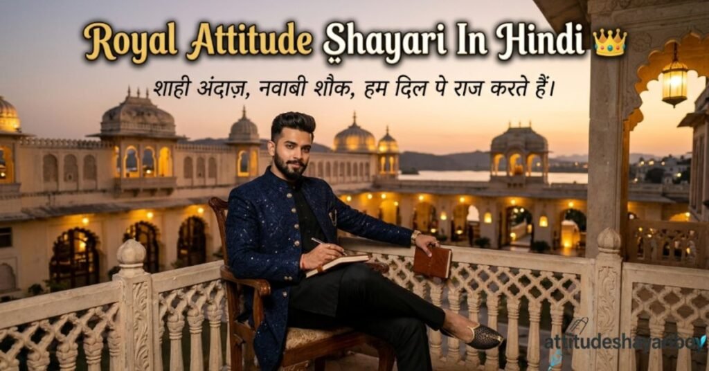 Royal Attitude Shayari In Hindi 👑