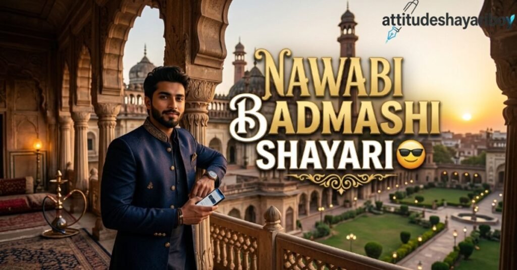 Nawabi Badmashi Shayari 😎