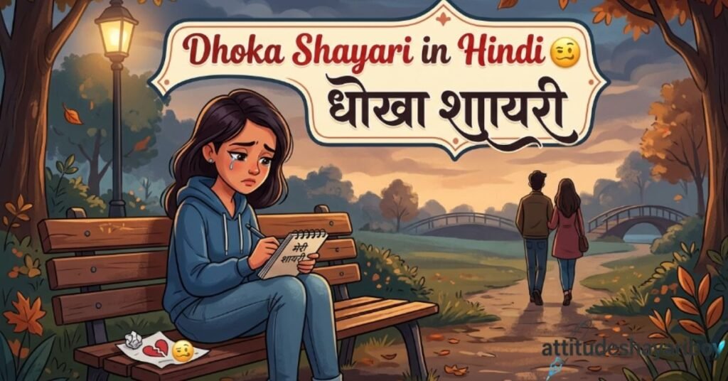 Dhoka Shayari in Hindi, English ЁЯде рдзреЛрдЦрд╛ рд╢рд╛рдпрд░реА