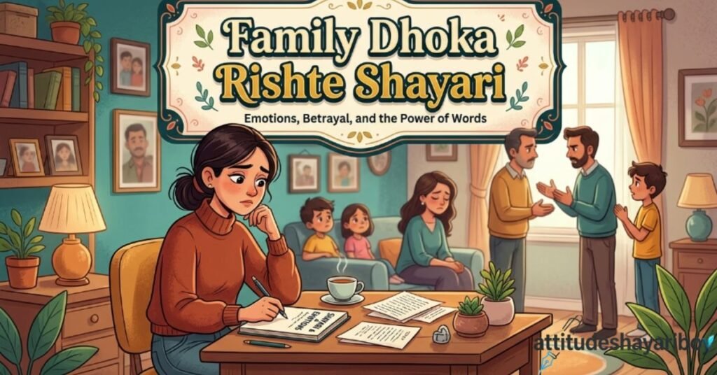 Family Dhoka Rishte Shayari