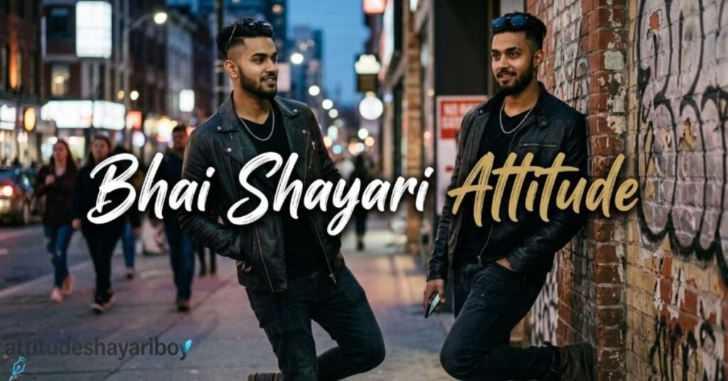 Bhai Shayari Attitude