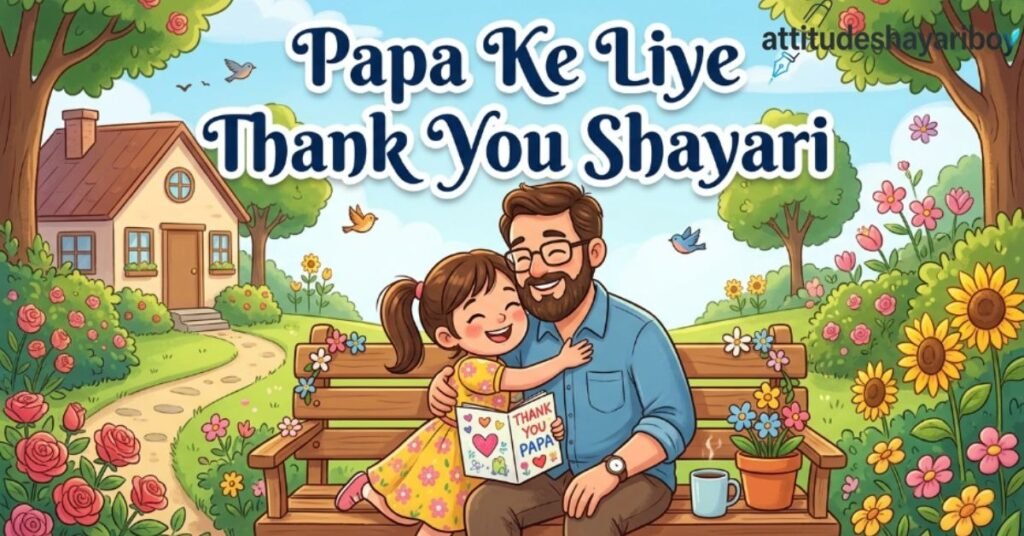 Papa Ke Liye Thank You Shayari