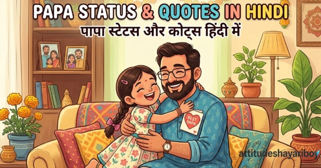 Papa Status & Quotes in Hindi
