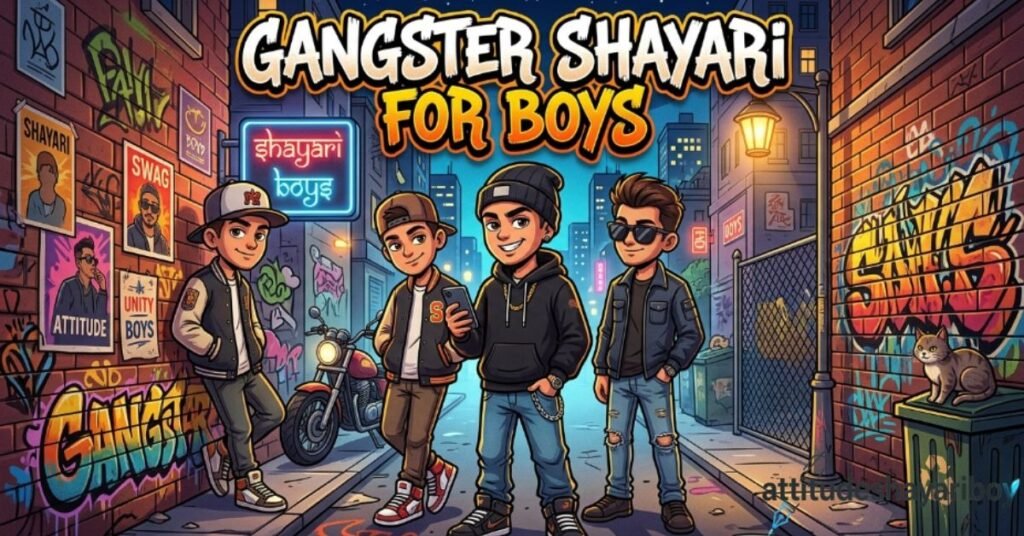 Gangster Shayari for Boys