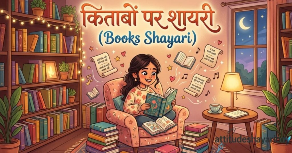 किताबों पर शायरी (Books Shayari)