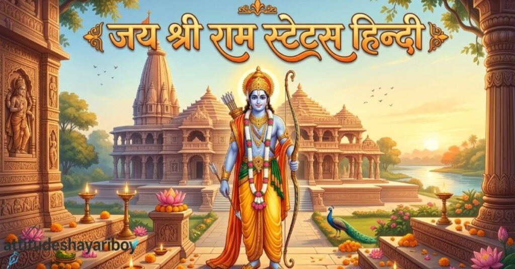 जय श्री राम स्टेटस हिन्दी