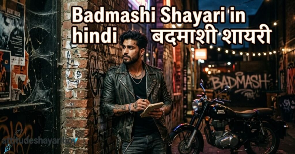 Badmashi Shayari in hindi, English 🦹🏻‍♂️ बदमाशी शायरी