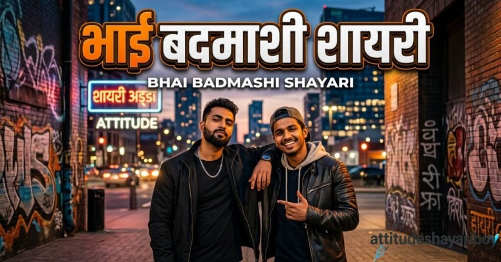 Bhai Badmashi Shayari