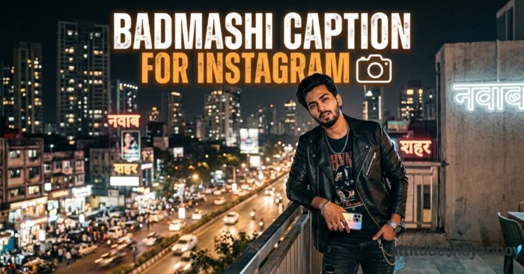 Badmashi Caption for Instagram 📸