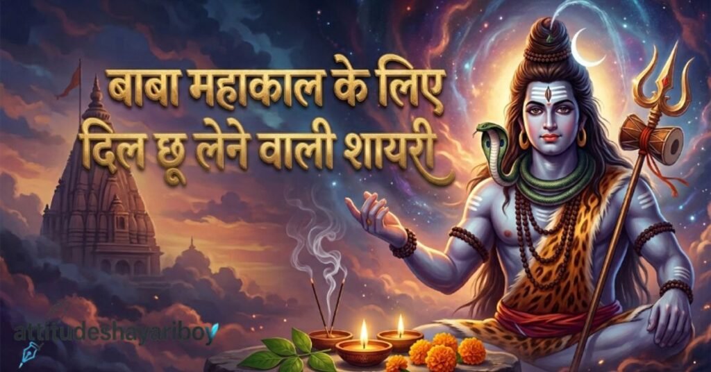 बाबा महाकाल के लिए दिल छू लेने वाली शायरी