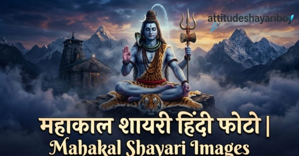 महाकाल शायरी हिंदी फोटो | Mahakal Shayari Images