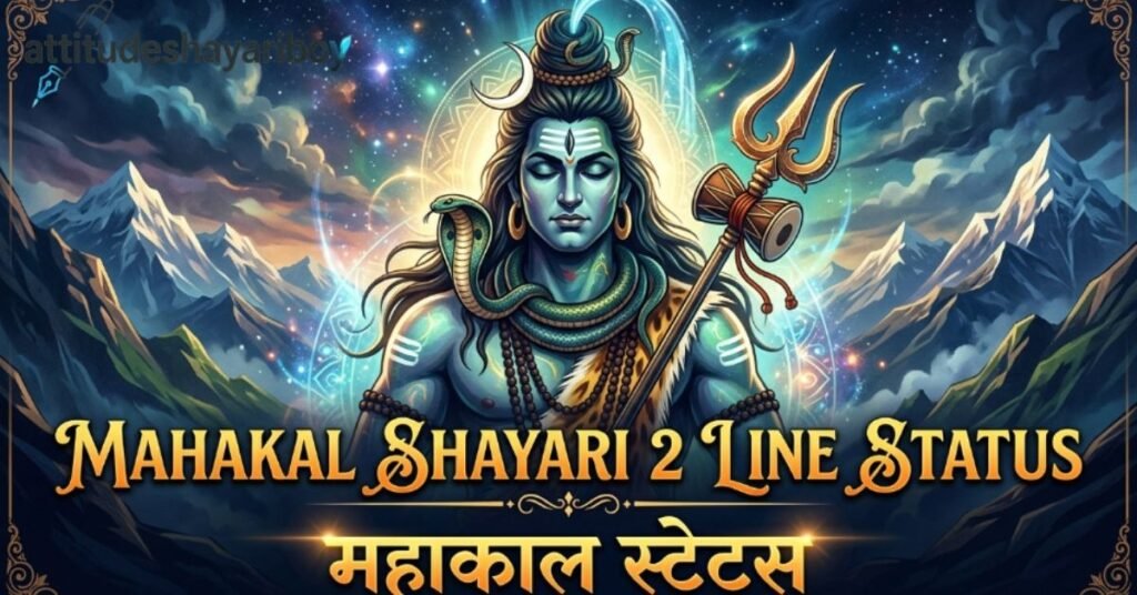 Mahakal Shayari 2 Line Status | महाकाल स्टेटस
