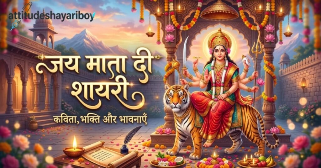 जय माता दी शायरी