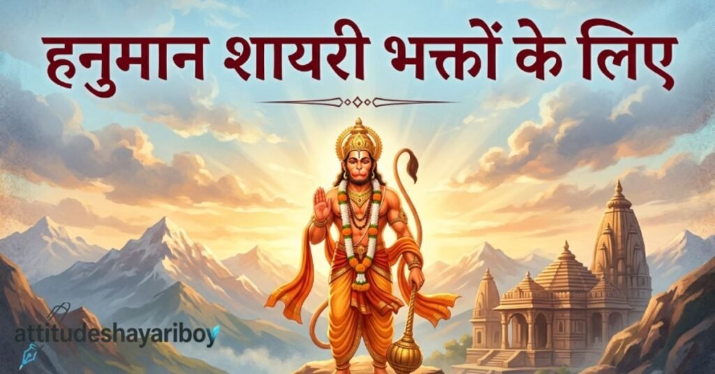 हनुमान शायरी भक्तों के लिए