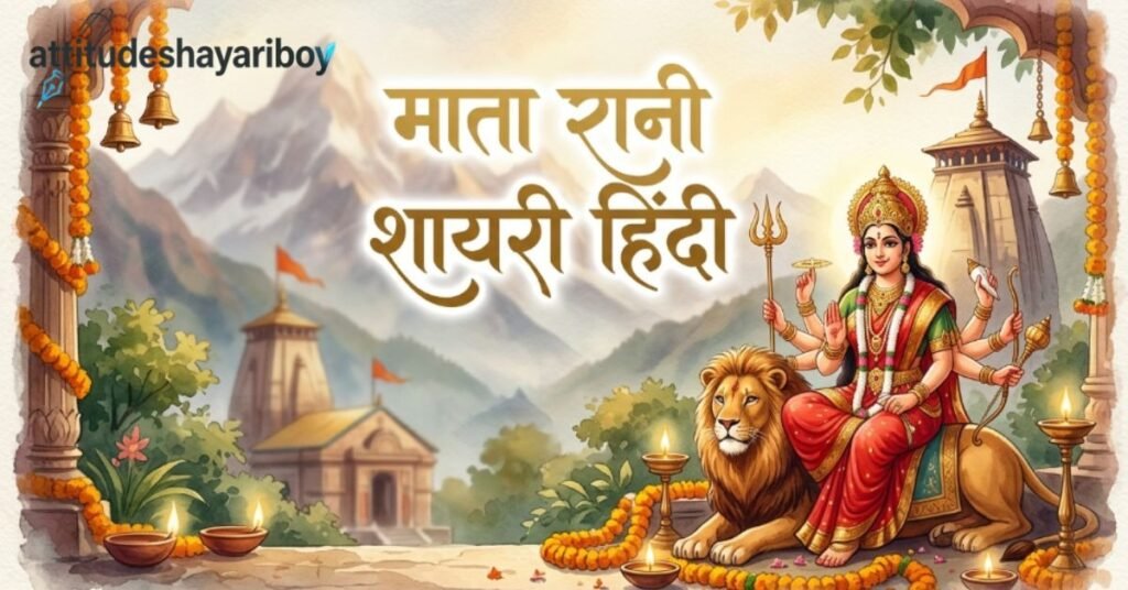 माता रानी शायरी हिंदी